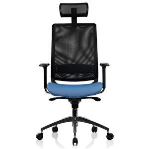 Reflex 9 Başlıklı Alüminyum Çalışma Koltuğu (kumaş)