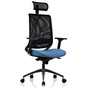 Reflex 9 Başlıklı Alüminyum Çalışma Koltuğu (kumaş)