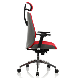 Bürosit Ori 9 Başlıklı Alüminyum Çalışma Koltuğu (kumaş)