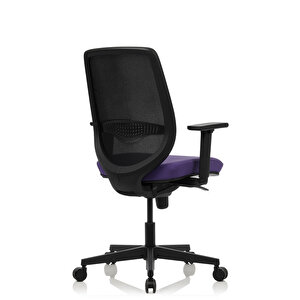 Bürosit Rhyme Plastik Ayarlı Kolçaklı Çalışma Koltuğu (kumaş)