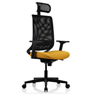Reflex 9 Başlıklı Plastik Çalışma Koltuğu (kumaş)