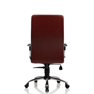 Bürosit Dolphin 9 Krom Çalışma Koltuğu (suni Deri)