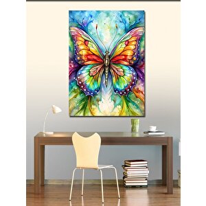 Kanvas Tablo Renkli Kelebek 70x100 cm