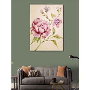 Kanvas Tablo Pembe Çiçekler 70x100 cm