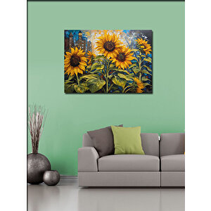 Kanvas Tablo Ay Çiçekleri 100x140 cm
