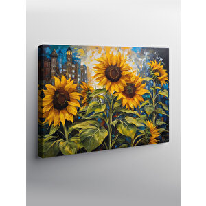 Kanvas Tablo Ay Çiçekleri 70x100 cm