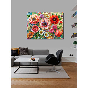 Kanvas Tablo Çiçekler 70x100 cm