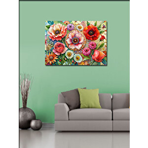 Kanvas Tablo Çiçekler 70x100 cm