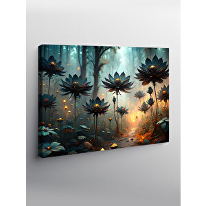 Kanvas Tablo Ormandaki Çiçekler 100x140 cm