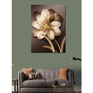 Kanvas Tablo Beyaz Çiçek 70x100 cm