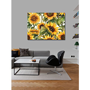 Kanvas Tablo Ay Çiçekleri 100x140 cm