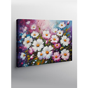Kanvas Tablo Renkli Çiçekler 100x140 cm