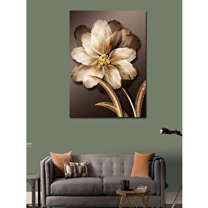Kanvas Tablo Beyaz Çiçek 70x100 cm