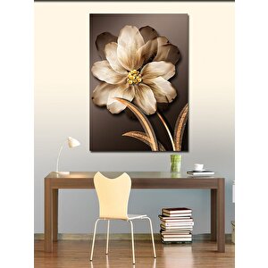 Kanvas Tablo Beyaz Çiçek 70x100 cm