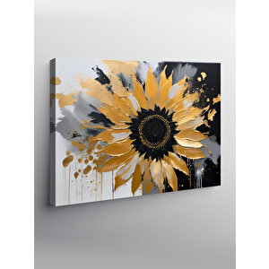 Kanvas Tablo Sarı Çiçek 70x100 cm