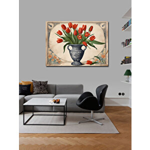 Kanvas Tablo Vazodaki Çiçekler 70x100 cm