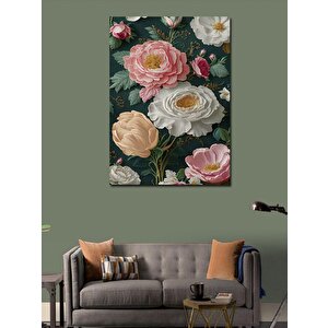 Kanvas Tablo Renkli Çiçekler 100x140 cm