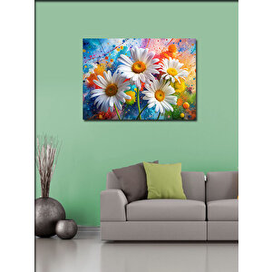 Kanvas Tablo Papatyalar 100x140 cm