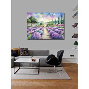 Kanvas Tablo Ağaçlar Ve Çiçekler 100x140 cm