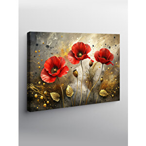 Kanvas Tablo Gelincik Çiçekleri 100x140 cm