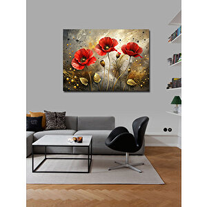 Kanvas Tablo Gelincik Çiçekleri 100x140 cm