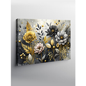 Kanvas Tablo Renkli Çiçekler 70x100 cm