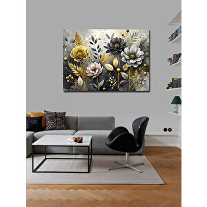 Kanvas Tablo Renkli Çiçekler 70x100 cm