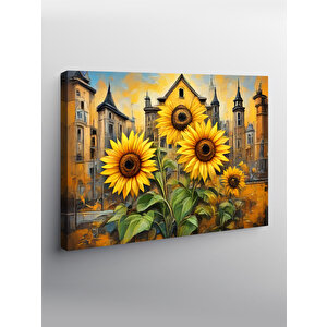 Kanvas Tablo Ay Çiçekleri 70x100 cm
