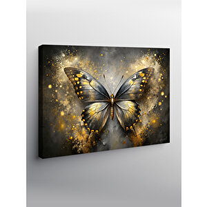 Kanvas Tablo Gold Kelebek 70x100 cm