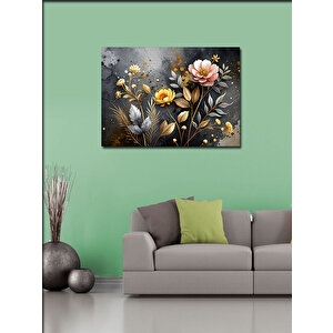 Kanvas Tablo Renkli Çiçekler 100x140 cm