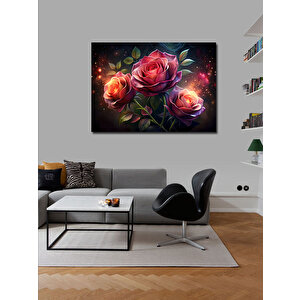 Kanvas Tablo Kırmızı Güller 100x140 cm