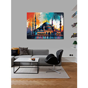 Kanvas Tablo Cami Manzarası 70x100 cm
