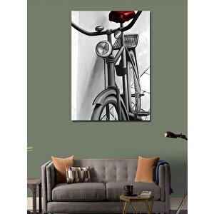 Kanvas Tablo Retro Bisiklet 100x140 cm