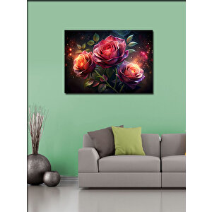 Kanvas Tablo Kırmızı Güller 70x100 cm