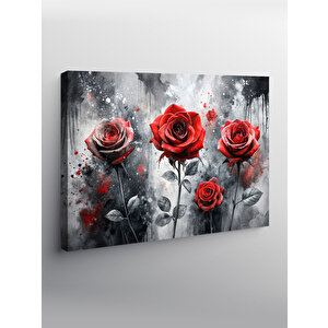Kanvas Tablo Kırmızı Güller 70x100 cm