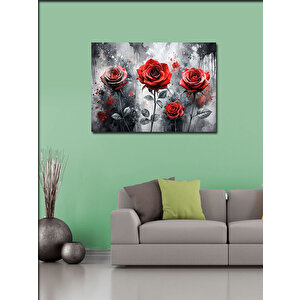 Kanvas Tablo Kırmızı Güller 70x100 cm
