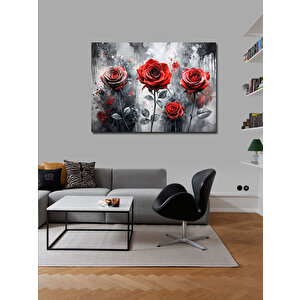 Kanvas Tablo Kırmızı Güller 70x100 cm