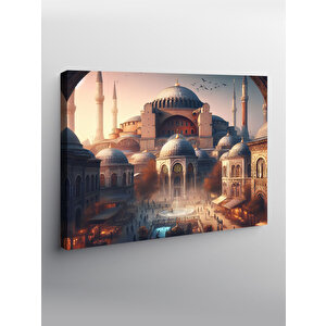 Kanvas Tablo Cami Manzarası 100x140 cm