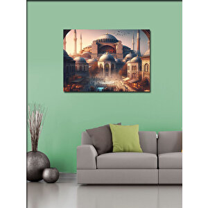 Kanvas Tablo Cami Manzarası 100x140 cm