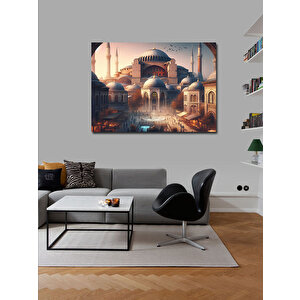 Kanvas Tablo Cami Manzarası 100x140 cm