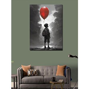 Kanvas Tablo Balonlu Çocuk 70x100 cm