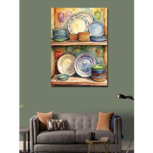 Kanvas Tablo Retro Mutfak 100x140 cm