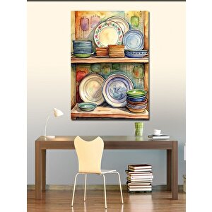 Kanvas Tablo Retro Mutfak 100x140 cm