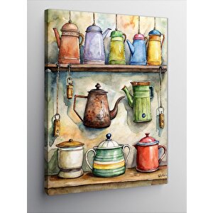 Kanvas Tablo Köy Mutfağı  70x100 cm