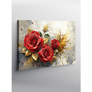 Kanvas Tablo Kırmızı Güller 70x100 cm