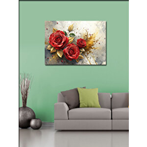 Kanvas Tablo Kırmızı Güller 70x100 cm