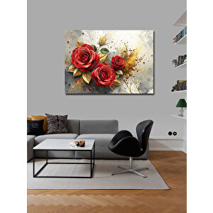 Kanvas Tablo Kırmızı Güller 70x100 cm
