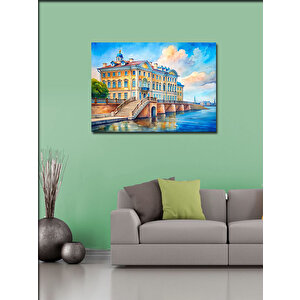 Kanvas Tablo Tarihi Yalı Manzarası 70x100 cm