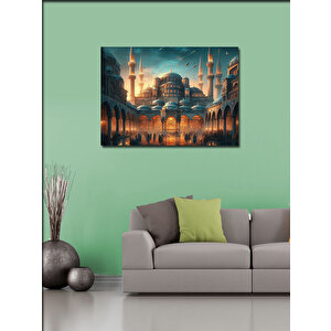 Kanvas Tablo Cami Manzarası 100x140 cm