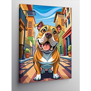 Kanvas Tablo Sevimli Köpek 70x100 cm